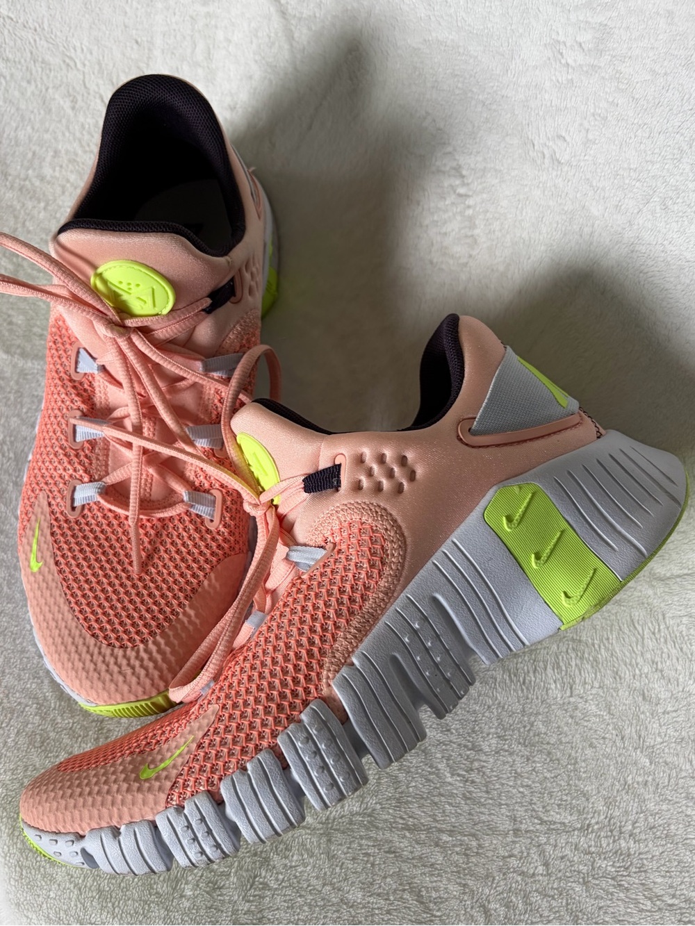 Nike Women’s Coral and Volt Running/Training Sneakers